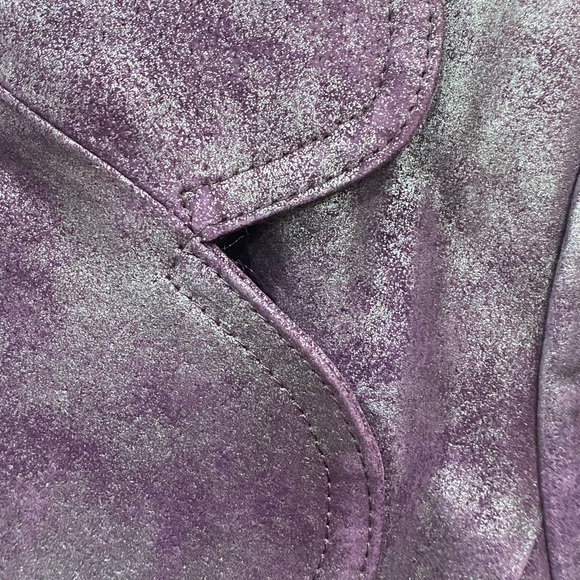 Alice Blue Leather Jacket - Picture 4 of 10